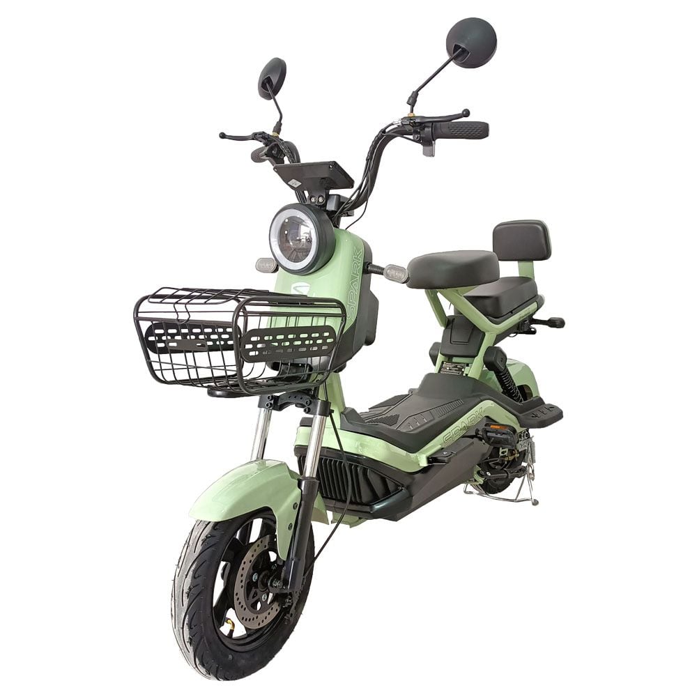 Велосипед з електромотором SPARK GLIDE 14`` 60V/500W/20Ah зелений